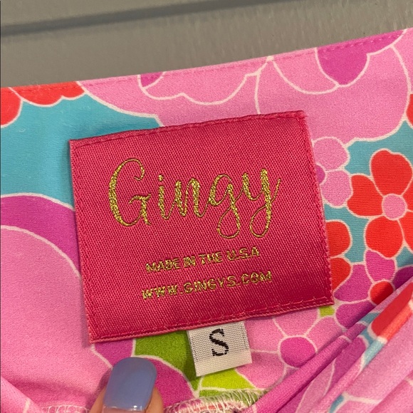 GINGY Floral Skort in Pink and Red S - Picture 2 of 6